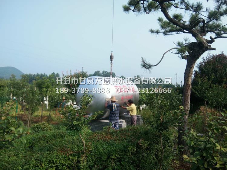 10噸農(nóng)村引用水利工程無塔供水設備